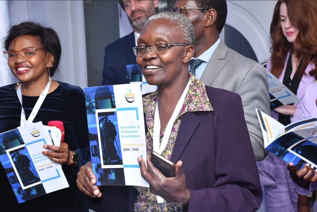 APB members with Strategic Plan